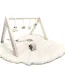 Organic Baby Playmat with Wooden Gym Toy Set