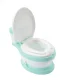 Babyyuga toddler potty seat with lid and backrest, showcasing built-in storage, against a white background for wholesale